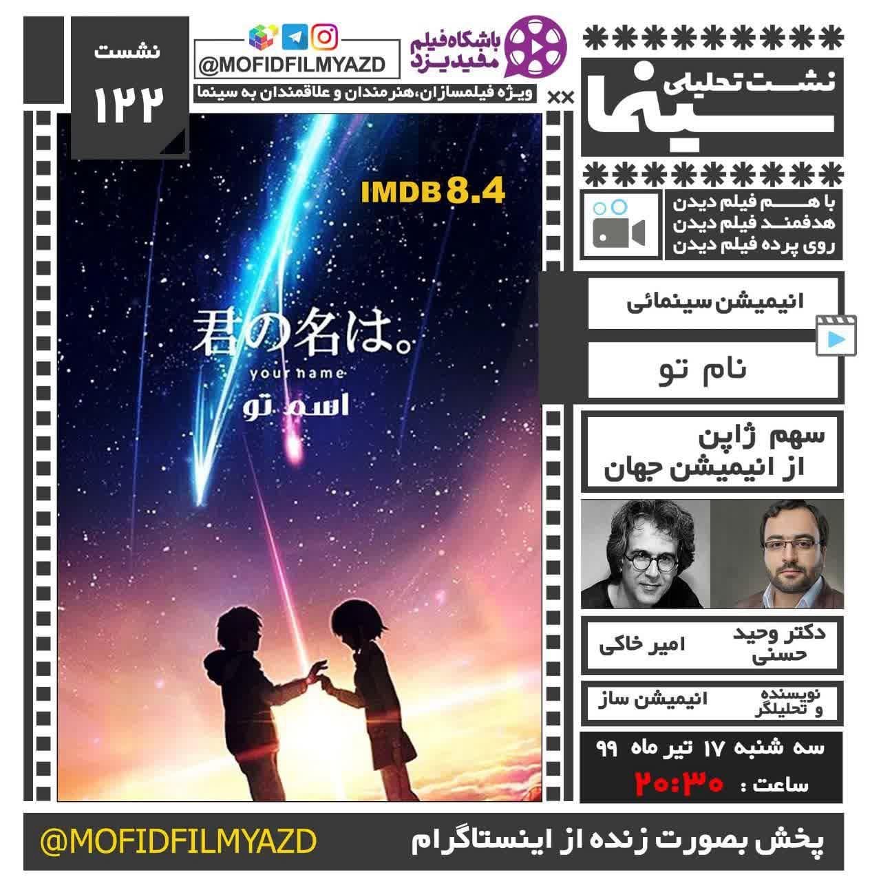 پرفروش‌ترین انیمه تاریخ در حوزه هنری یزد تحلیل می‌شود