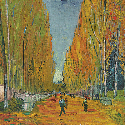 تابلوی نقاشی خیابانی در آرلس اثر Van Gogh