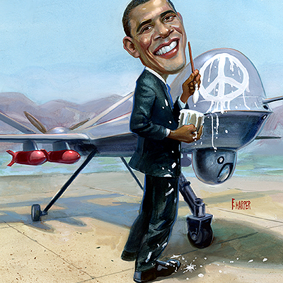 منتخبی از کاریکاتورهای فرد هارپر هنرمند آمریکایی