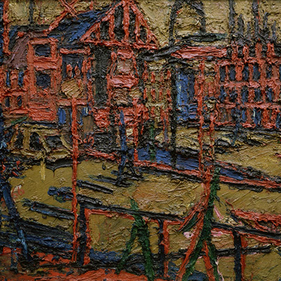 مجموعه ای از نقاشی های اکسپرسیونیسم فرانک آورباخ